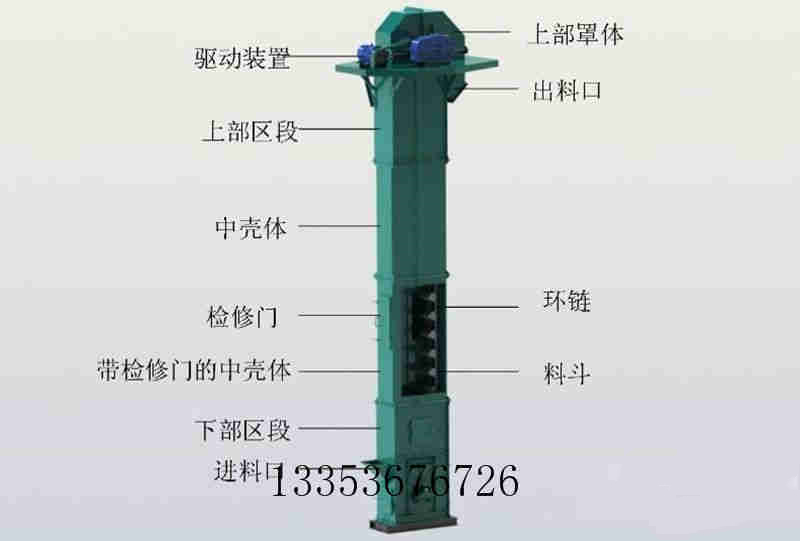 斗提机结构部件图