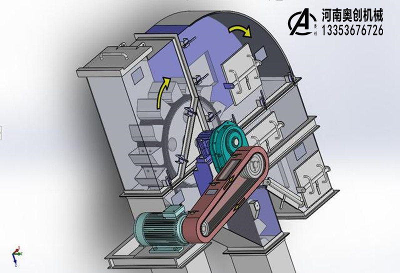 斗式提升机机头运转图