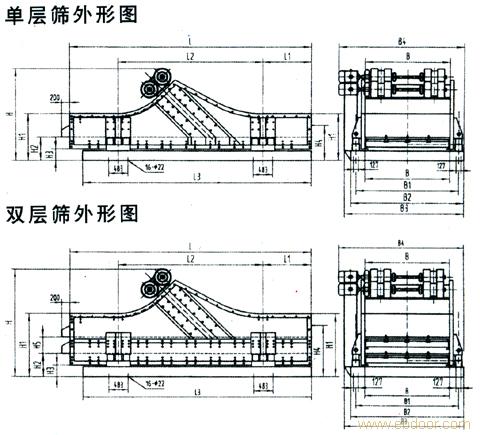 奥创脱水筛设备图纸